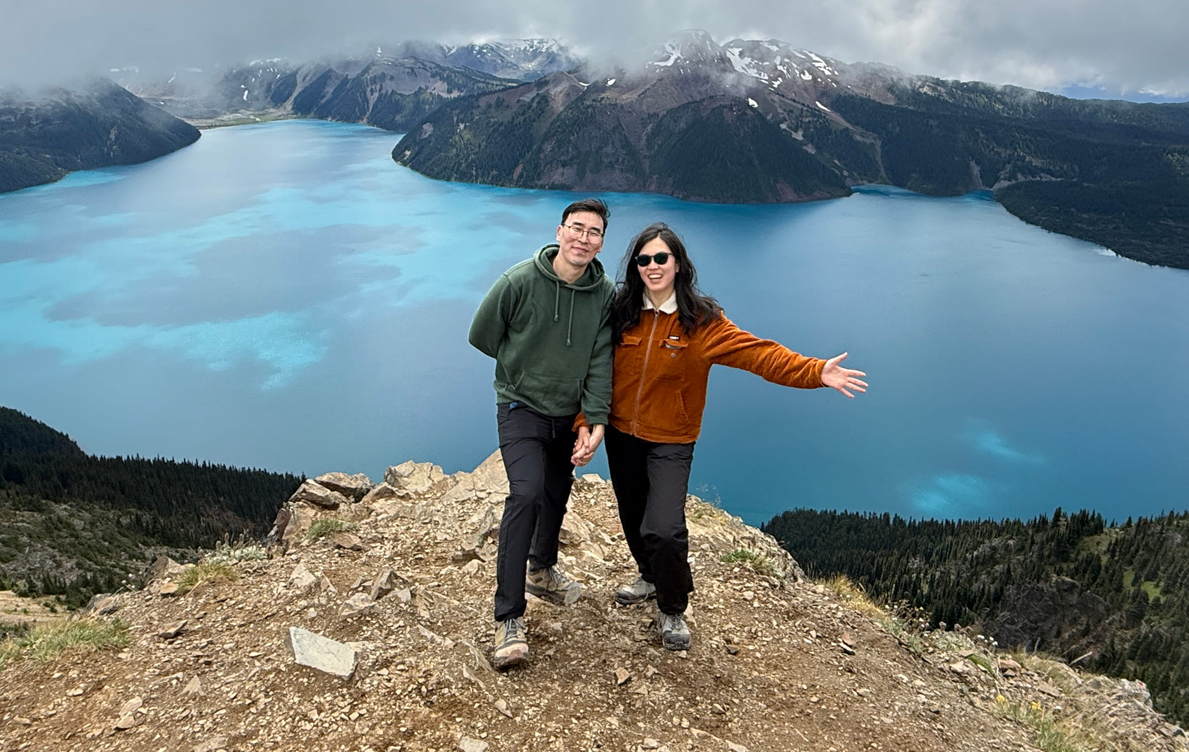 Katya and Dmitrii, co-founders of Band9